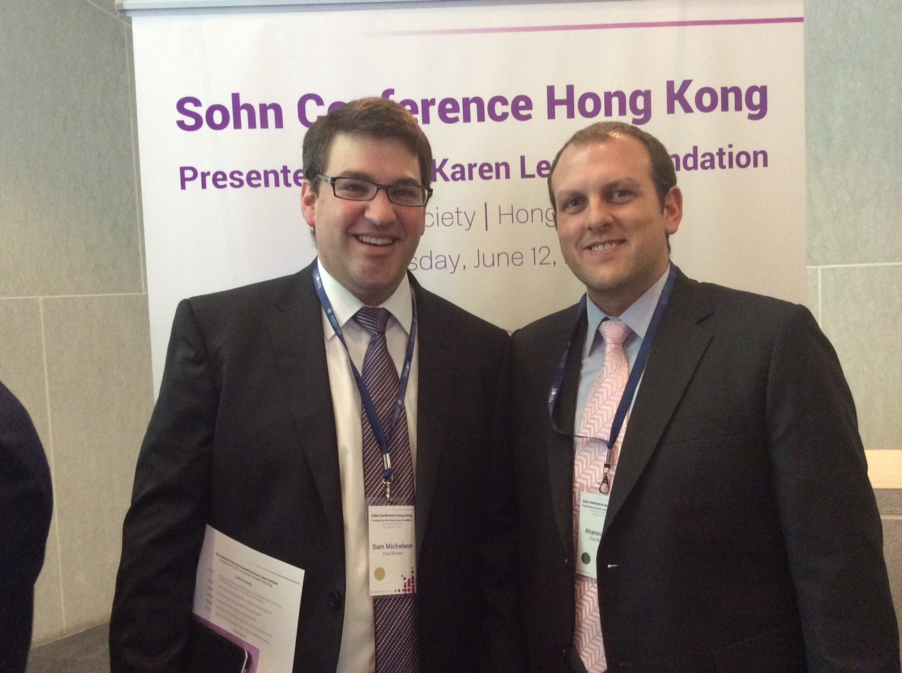 Aharon Zeff and Sam Michelson of Five Blocks - Sohn Conference Hong Kong